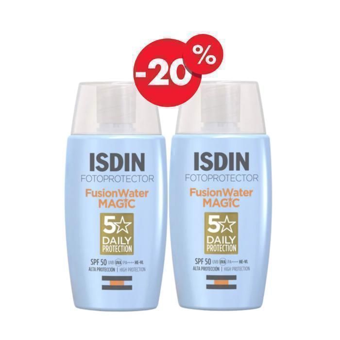 Fotoprotector fusion water magic -20% duo pack
