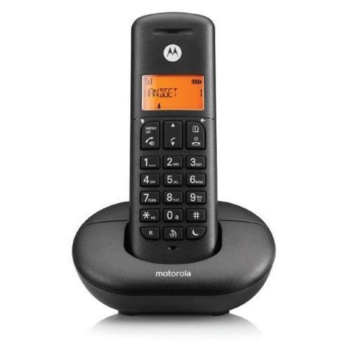 Motorola Telephones E201 sans fil numerique - Haut Parleur-Blocage d'appel