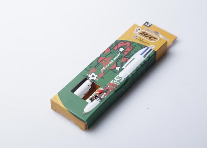 Pack 2 stylos bille BIC 4 couleurs "Moroccan Foot"