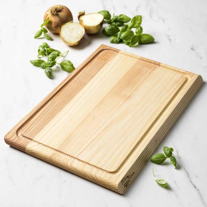 Planche à découper - GREENPAN - Chop & Grill - Frêne - Double face - Récupérateur de jus