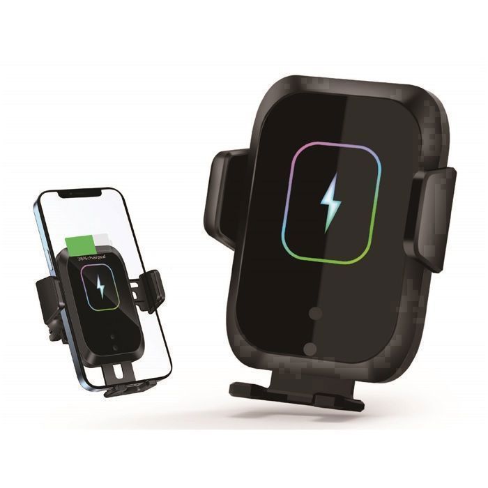Support de téléphone voiture - CITYTEK - MF109277 - Chargeur sans fil - Fixation sécurisée - Plastique ABS