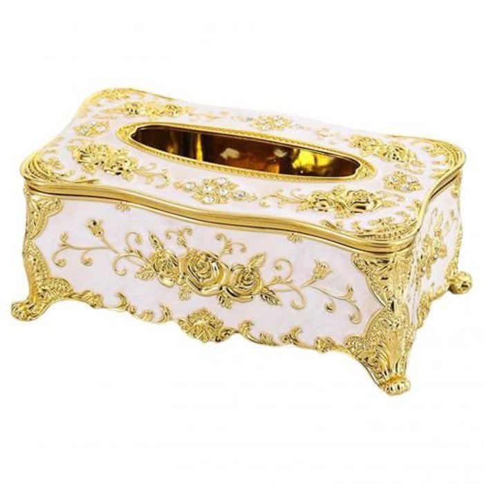 Boîte à mouchoirs moderne et fleuri, boîte à serviettes pour bureau, salon, voiture