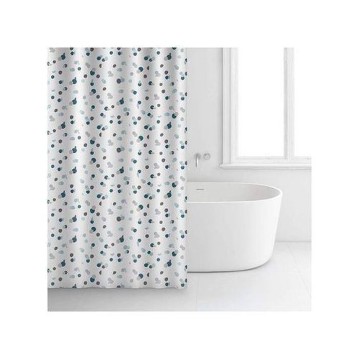 Rayen Rideau de Douche Imperméable,Tissu Polyester,Séchage Rapide - 180 x 200 cm-408