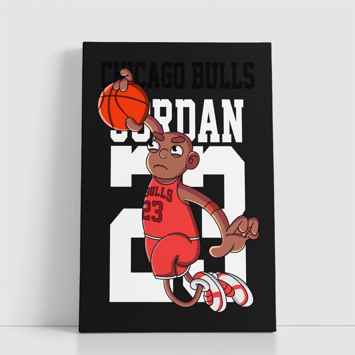 Tableau NBA sur Toile – Affiche Murale 25x40 cm avec Équipes et Joueurs Légendaires du Basket 280