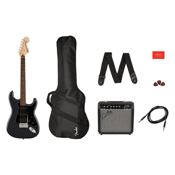 Guitare électrique - Squier - Affinity Stratocaster HH - Corps léger - Manche confortable - Ampli inclus