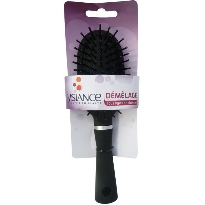 Brosse à cheveux - YSIANCE - Ysia - Ovale - Plastique - Mixte