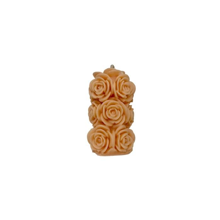 Bougie parfumée - N/A - Pétale de rose - 240 g - 7,5 x 10 cm - Élégance chic