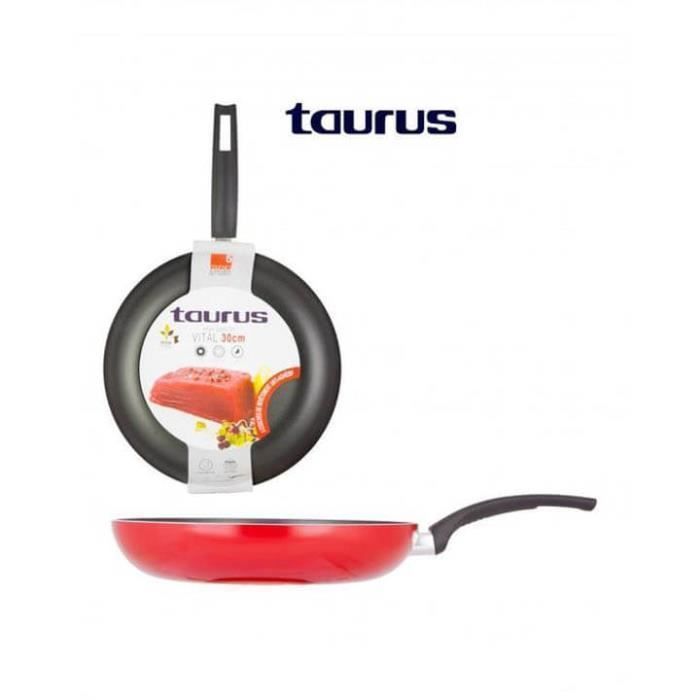 Poêle - TAURUS - Vital - 14 cm - Antiadhésif - Silicone résistant aux hautes températures