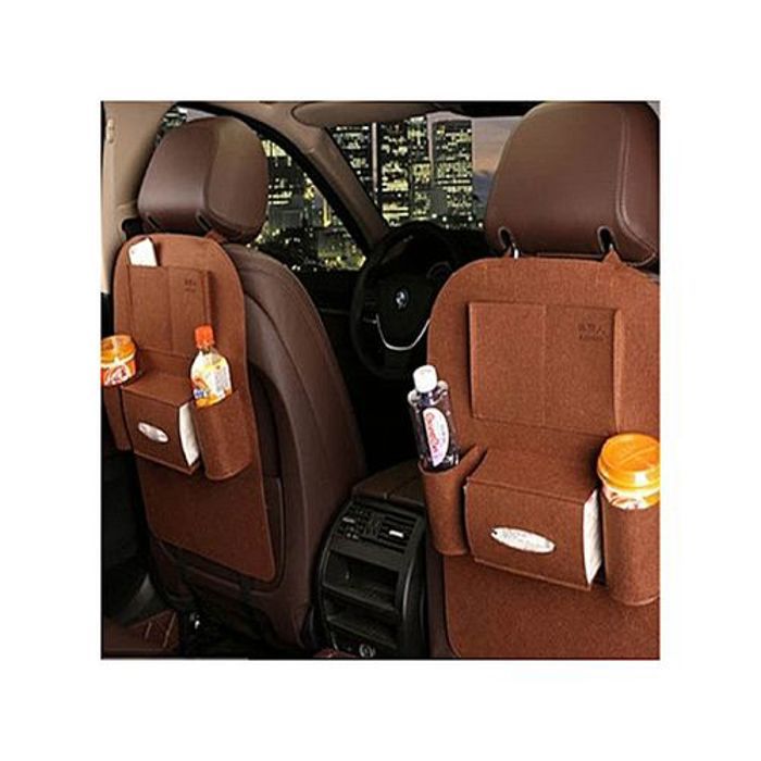 Sac de rangement en tissu pour siège arrière de voiture
