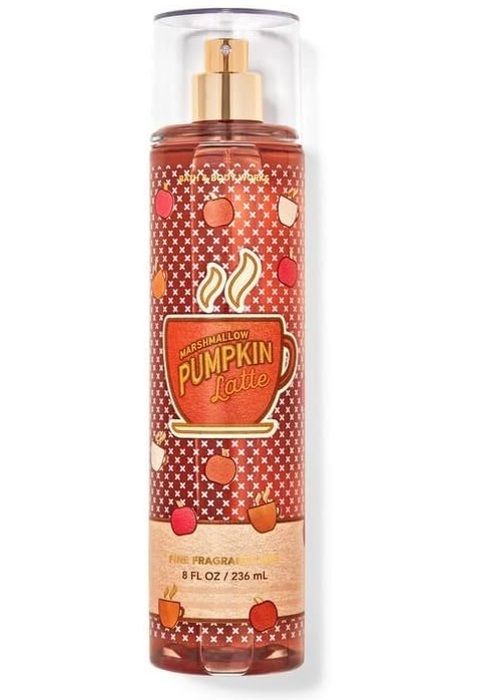 Bath & Body Works Brume de Parfum, Marshmalow Pumpkin Latte - Made in Usa -236ml