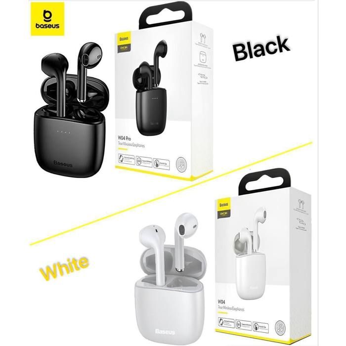 Baseus – W04 encok écouteurs sans fil 5.0, stéréo et tactil