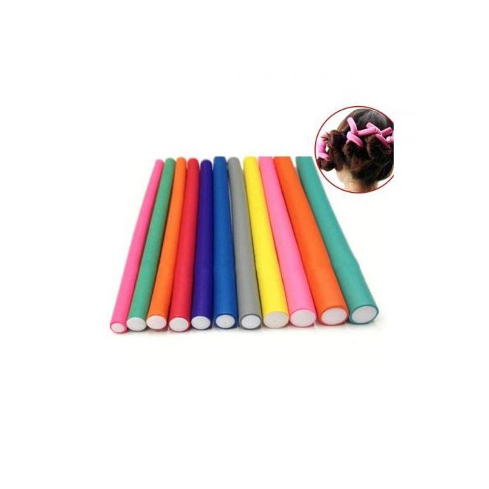 Pcs Rouleaux à cheveux 10 faciles à enrouler et à boucler les cheveux Hair Curlers Roll Stick