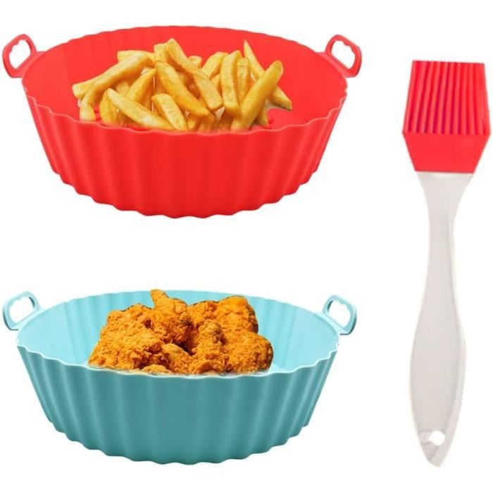 Accessoire Air Fryer - Non spécifié - Panier en Silicone - Compatible Lave-Vaisselle - Antiadhésif - Durable