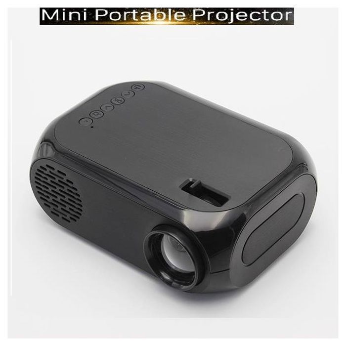 Led mini Projector Projecteur W-410 Portable USB / SD / AV / HDMI /Vidéo / Film / Jeu / Vidéo Home Cinéma