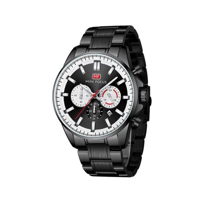 Montre de sport en acier inoxydable pour hommes
