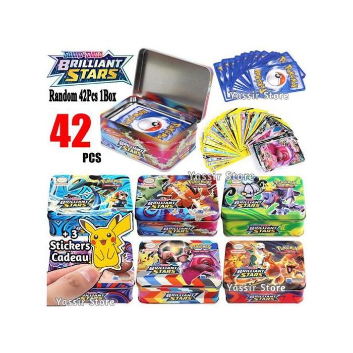 Boîte Métal Pokémon avec 44 cartes : un cadeau parfait pour les fans de Pokémon