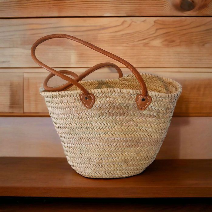Sac cabas - Doum - Marocain - Paille naturelle - Élégance durable - Style ethnique