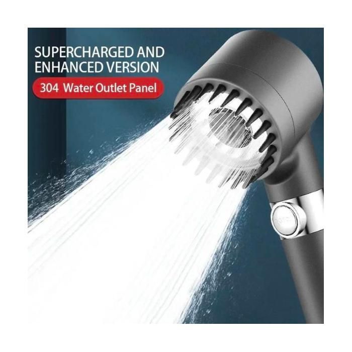 Pommeau de douche haute pression à 3 modes réglable avec filtre d'eau