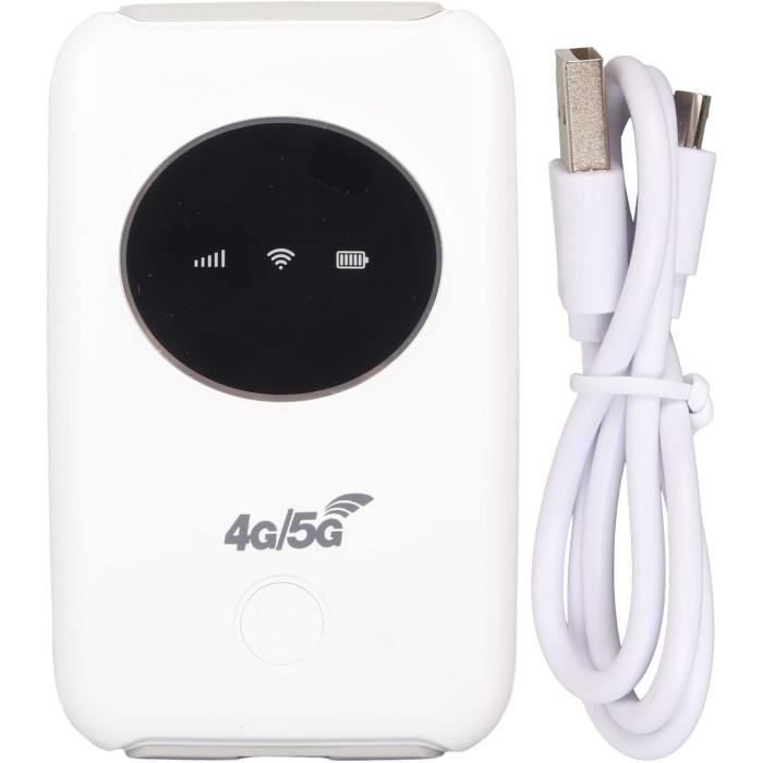 Routeur de Voyage WiFi 4G LTE,Mini Routeur WiFi Portable avec Emplacement pour Carte SIM,Routeur Internet sans Fil débloqué.[Q1553]