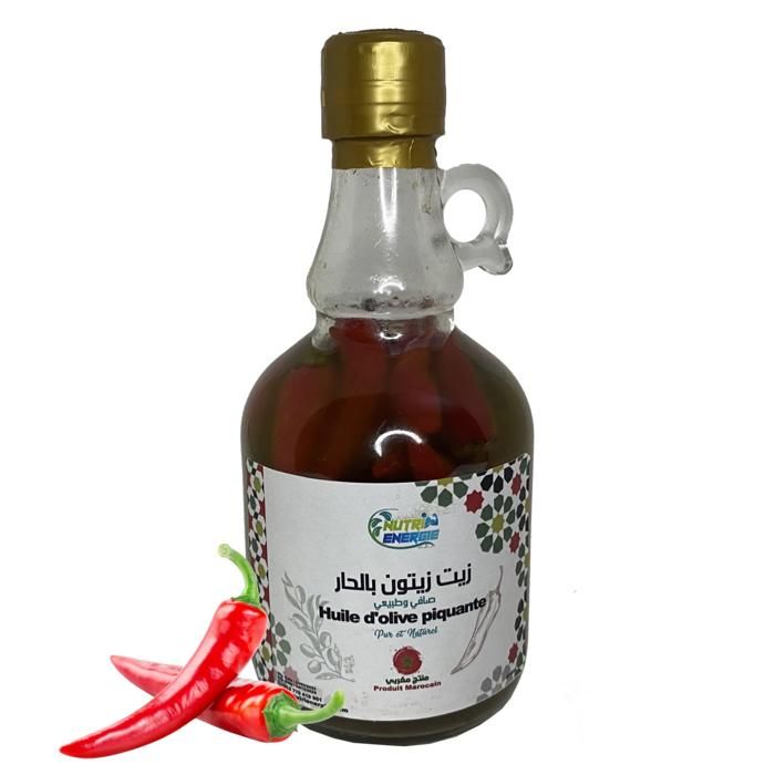 Huile d'olive piquante 100 % Pure et Naturelle