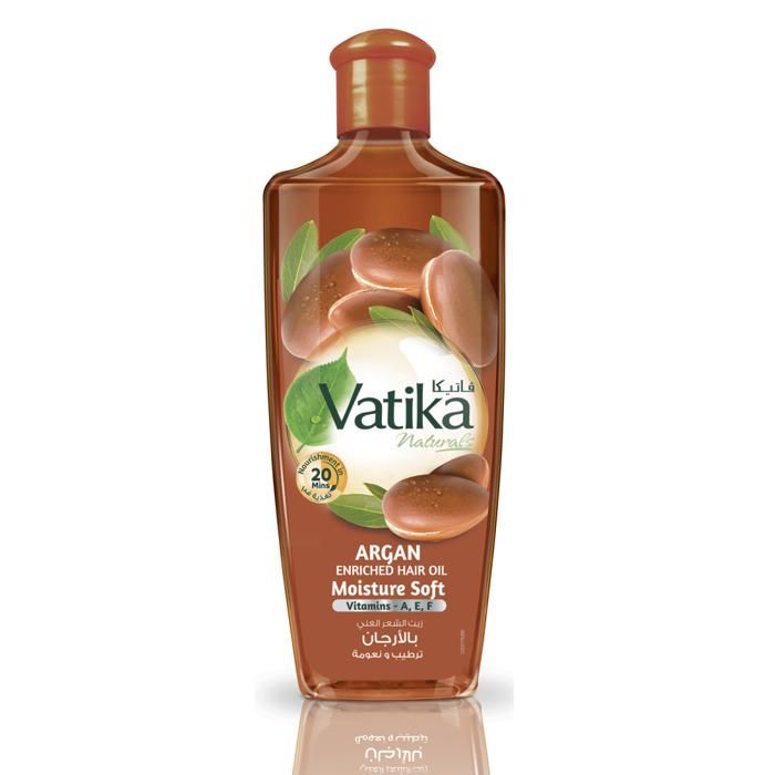 Vatika Naturals Huile Capillaire Enrichie en Argan 200ml