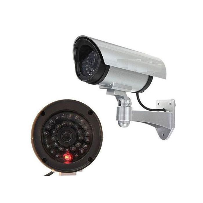 Caméra factice - Non spécifié - Fixe - Éclairage LED - Dissuasion contre cambriolages