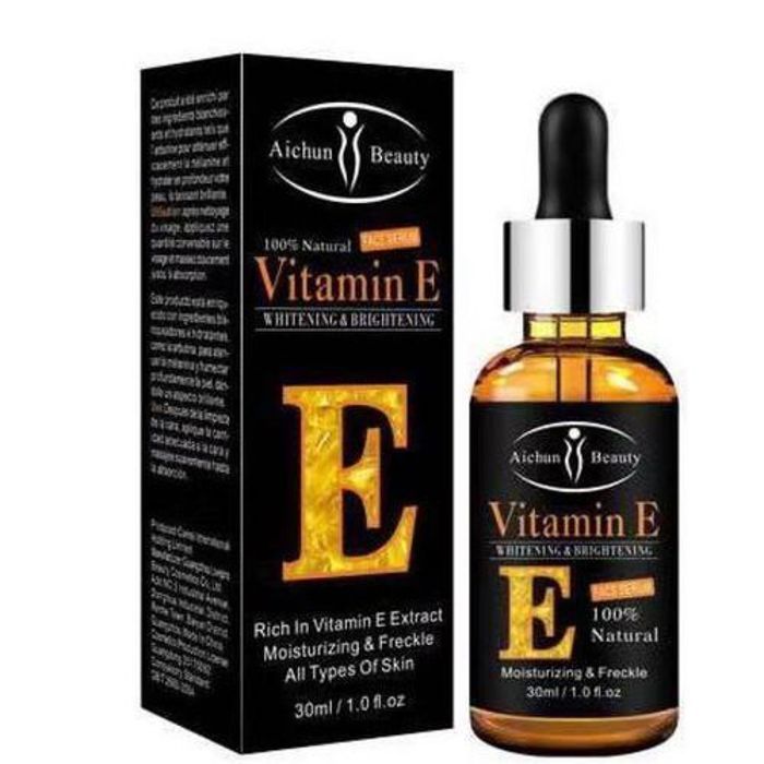 Sérum pour les yeux et le visage - AICHUN BEAUTY - 100% Naturel - Vitamine E - Antioxydant - Anti-âge