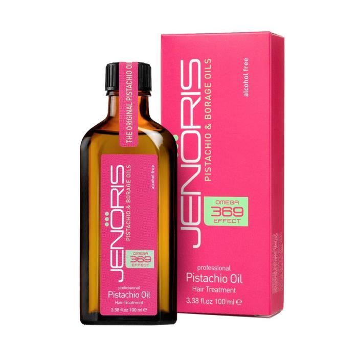 Jenoris Pistache Huile traitement de cheveux 100ml