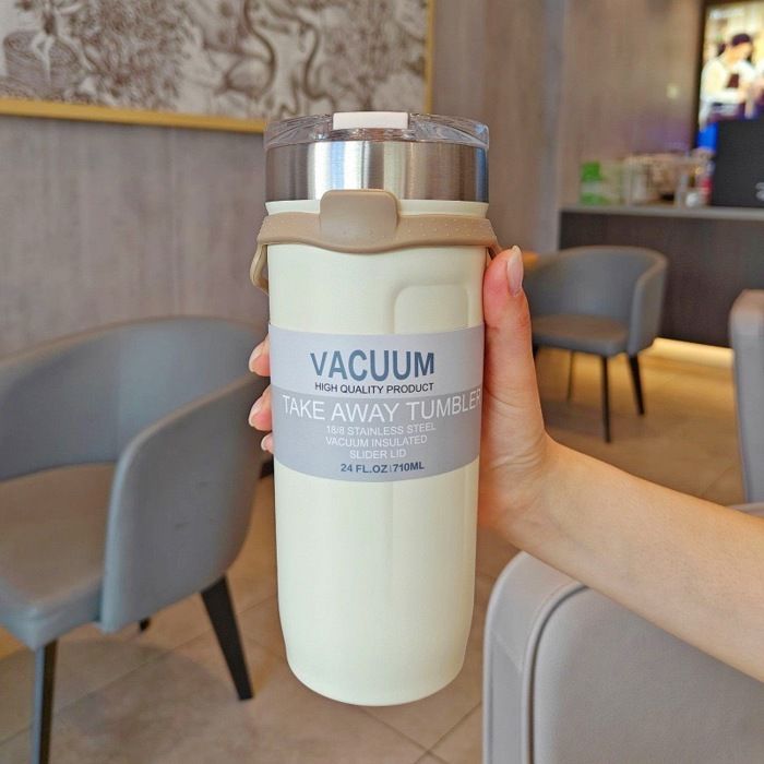 Thermos Tasse à café - Fabater - 710Ml - Acier inoxydable 304 - Étanchéité optimale - Élégante et portable