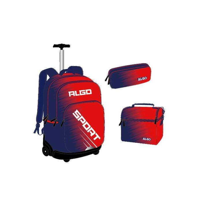 Cartable trolley 3 pièces- SPORT