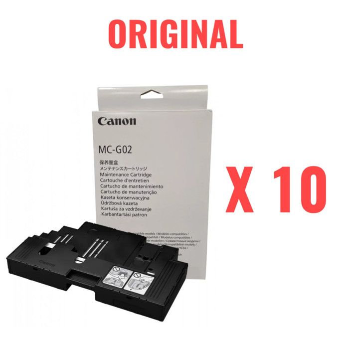 Pack 10 Cartouche de maintenance MC-G02 Original (4589C001AA)