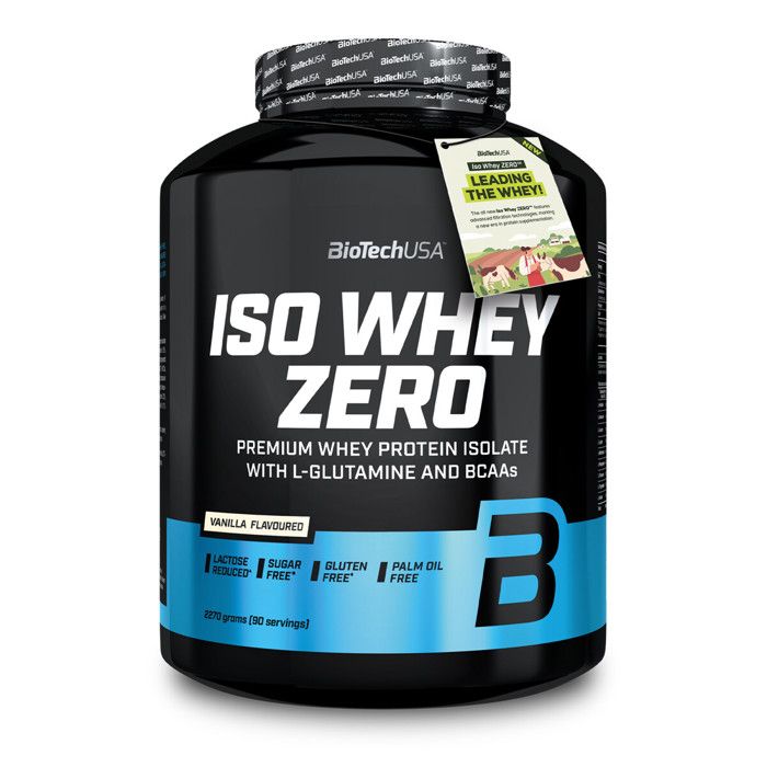 Whey isolate BioTech USA - Iso Whey Zero - Vanilla 2270g