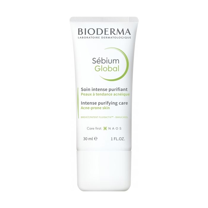 Soin anti-imperfections - Bioderma - Sebium Global - 30ml - Non comédogène - Mixte