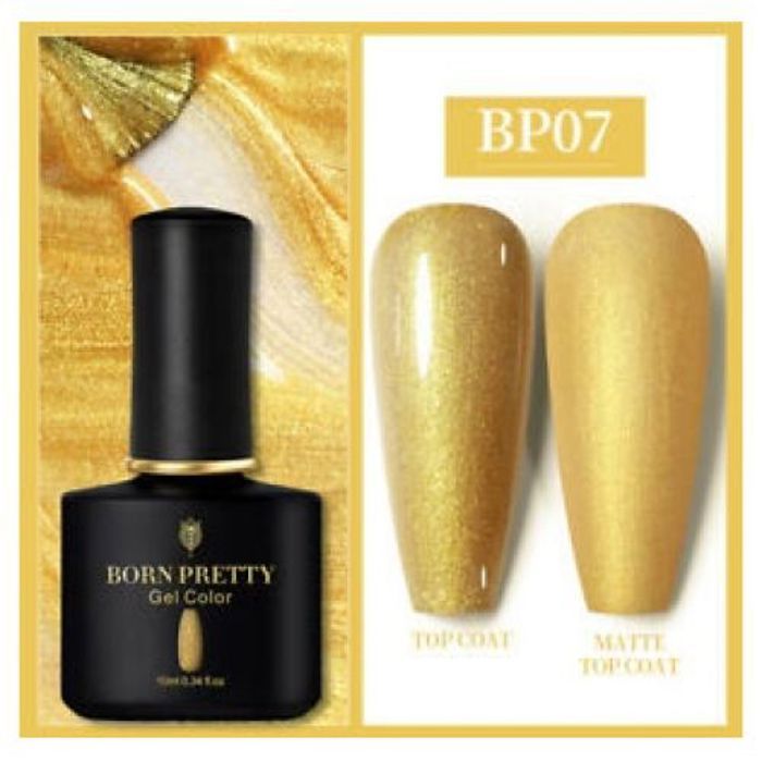 Vernis à ongle - Born Pretty - Soak Off Nail gel polish 07 - 10 ml - Sèche rapidement - Longue durée 30 jours