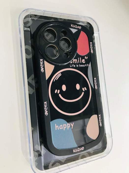 Coque de téléphone - YOYOSO - iPhone 14 Pro - Sourire - Multicolore - Souple