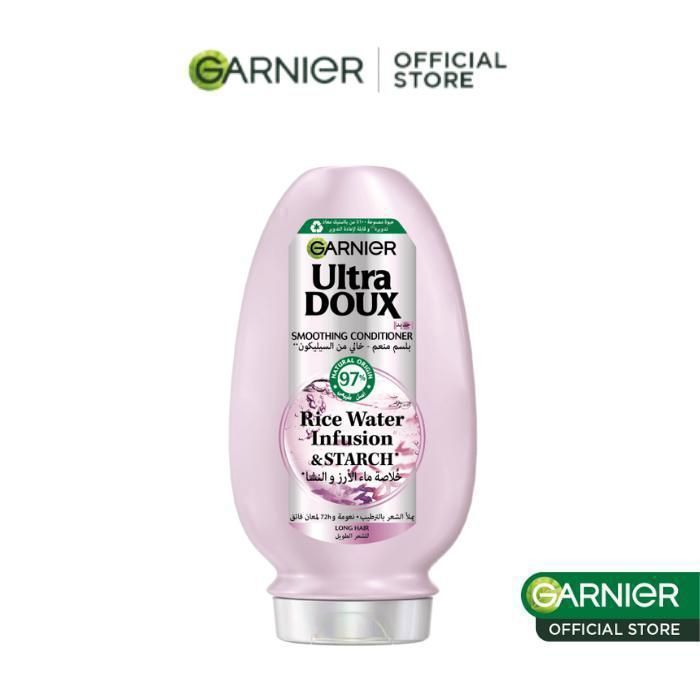 GARNIER ULTRA DOUX - Après-Shampoing Infusion d’Eau de Riz et à l’Amidon - 200ml