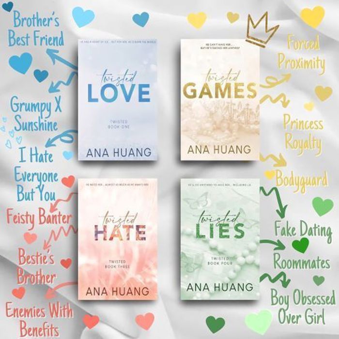 Amour tordu + Jeux tordus + Haine tordue + Mensonges tordus - Par Ana Huang
