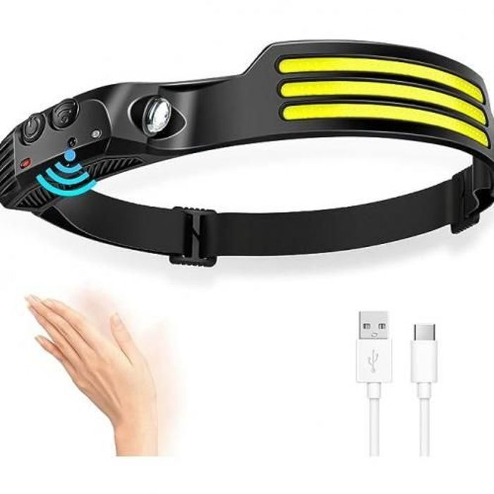 Lampe frontale - Non spécifié - Rechargeable USB - Étanche IPX4 - 350 lumens - 1200mAh