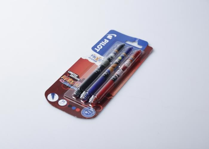 3 Frixion Ball Clicker 0,7 mm assortis Pilot-Naruto