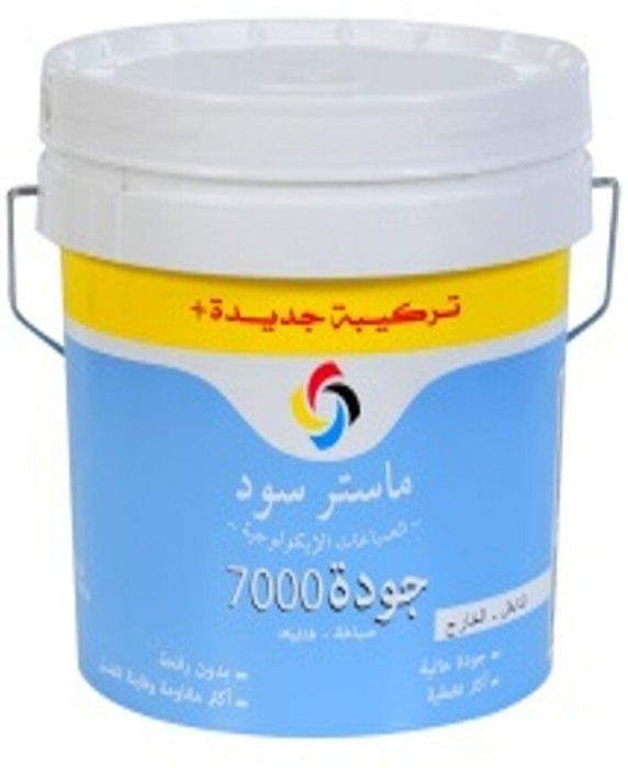 Peinture Vinylique - Jawda - 7000 - Blanc - 5KG - Mat - Acrylique