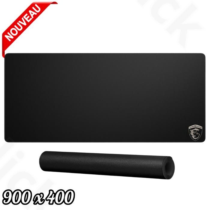 Tapis Gamer 900x400 mm Résistant à l’Eau et Anti-Dérapant, Mouse pad XXXL pour clavier