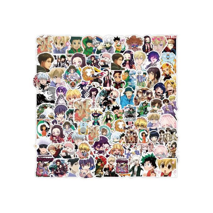 50 pcs Mélanger Jujutsu Kaisen Chasseur X Chasseur Anime Autocollants