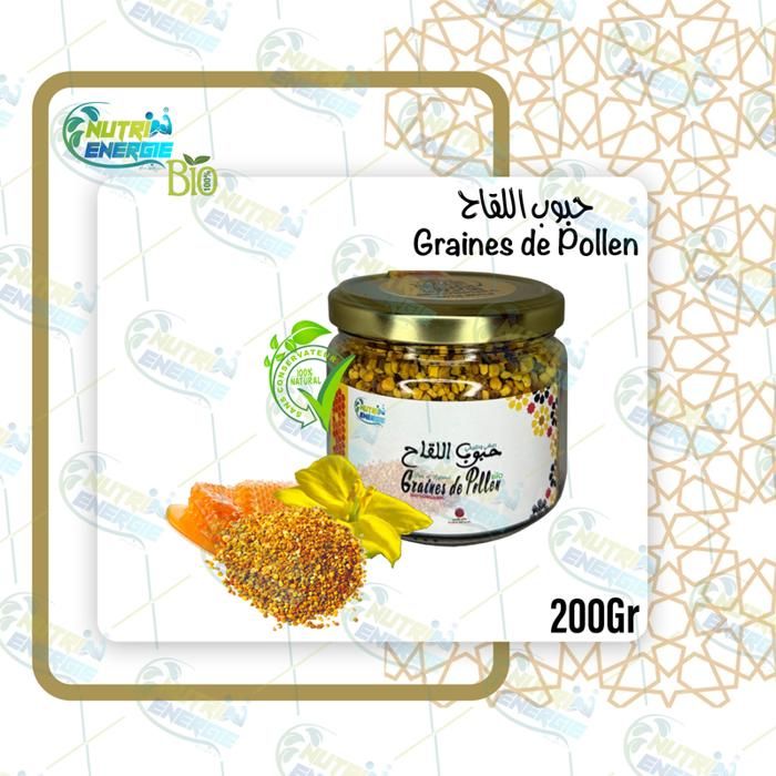Graines de Pollen 100% Nature et Bio (Origine Marocaine) 200Gr