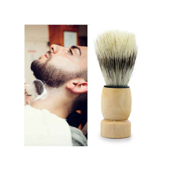 Brosse à barbe en poils, Peigne à barbe pour hommes, Pinceau pour moustache