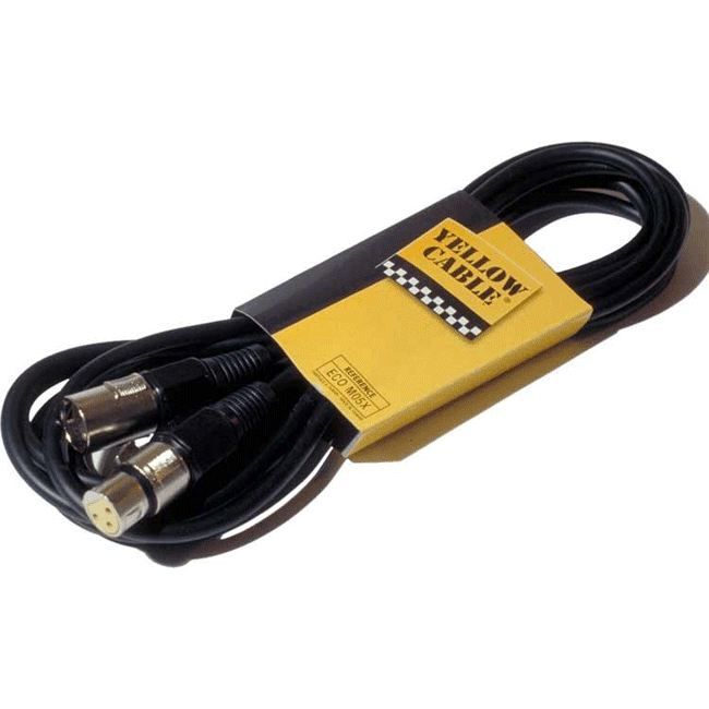 YELLOWCABLE - XLR Male/XLR feMelle/10m