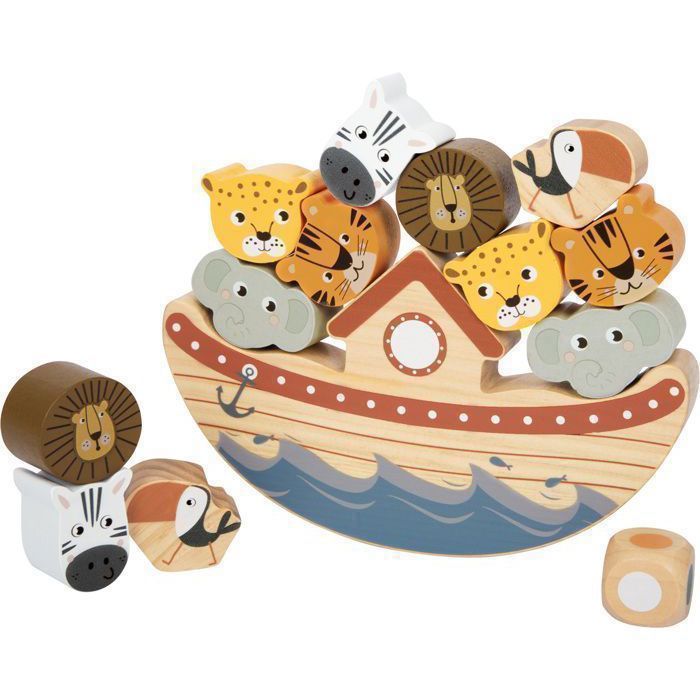 Balancier Arche de Noé - Small Foot - Safari - 12 pièces - Dès 3 ans - Bois