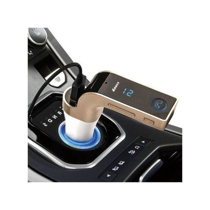 Car G7 Kit Transmetteur FM de voiture Bluetooth/ Chargeur