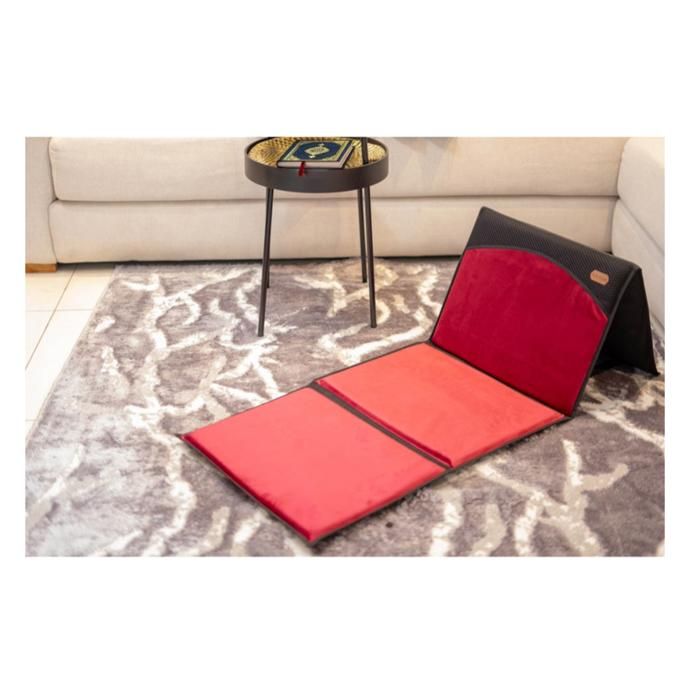 Tapis de prière - Salaya - AL Masnad - Rouge - Pliable - Moderne