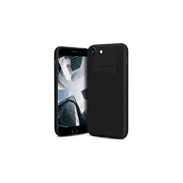 Coque Silicone Noir Compatible pour iPhone 7 / 8 Normal
