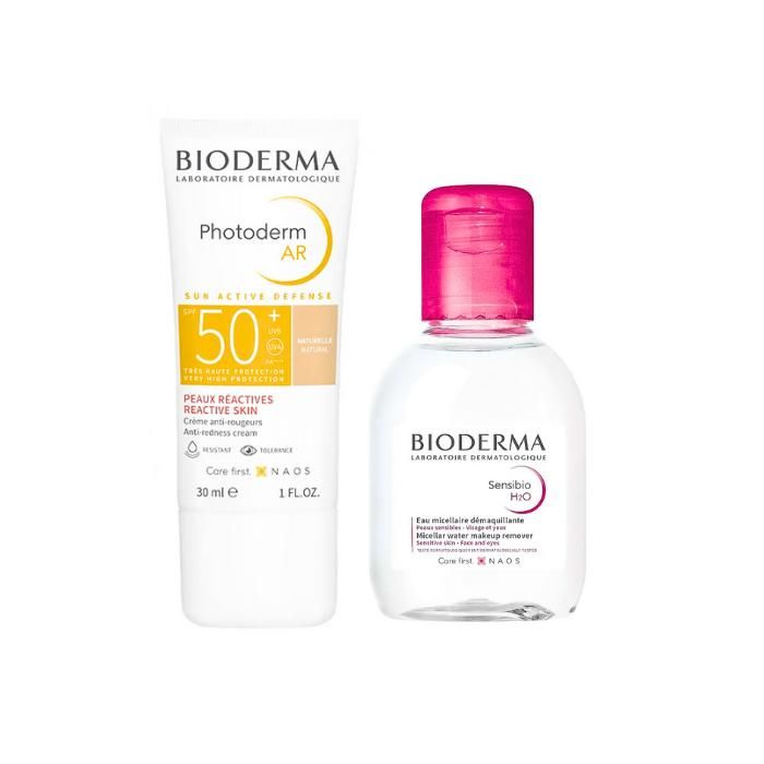 Photoderm AR spf50 Naturel 30ml+Sensibio H2o 100ml Pack